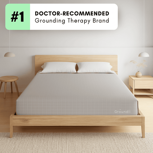 Grounding Bedsheet (Fitted) – Silver Fiber & Air Cotton for Natural Wellness - Groundli