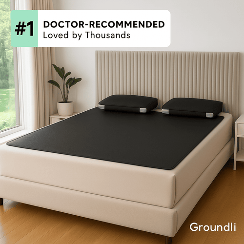 Grounding Leather Pad – Premium Earthing for Rest & Recovery - Groundli